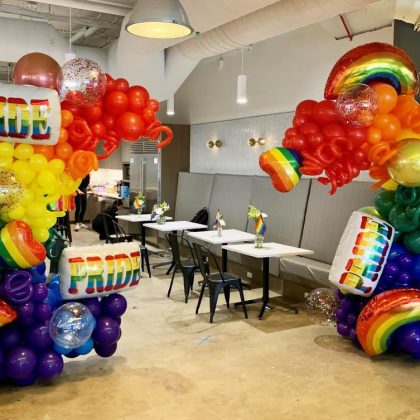 Curved Balloon Column