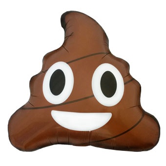 Emoji Poop Balloon