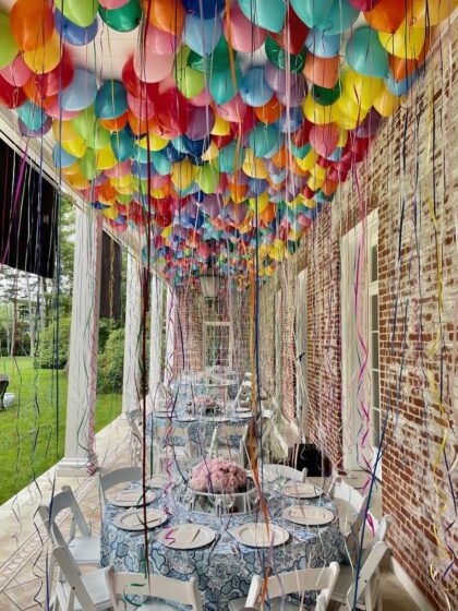 Rainbow Filled Ceiling