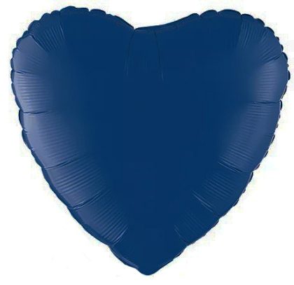 Navy 18" Heart
