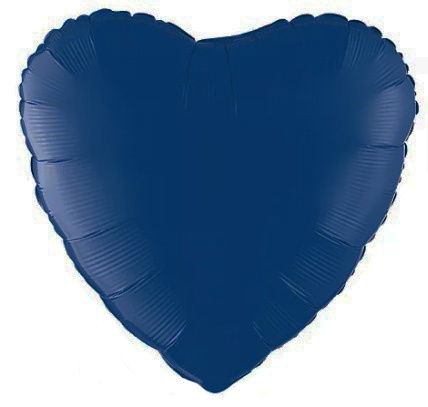 Navy 18" Heart