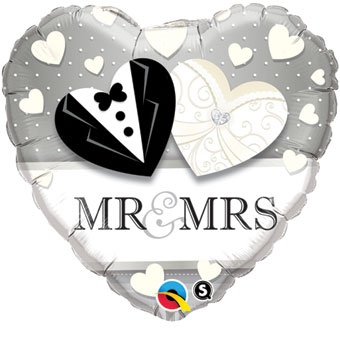 18" Mr and Mrs