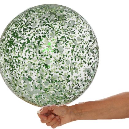 24" Green Confetti Balloon