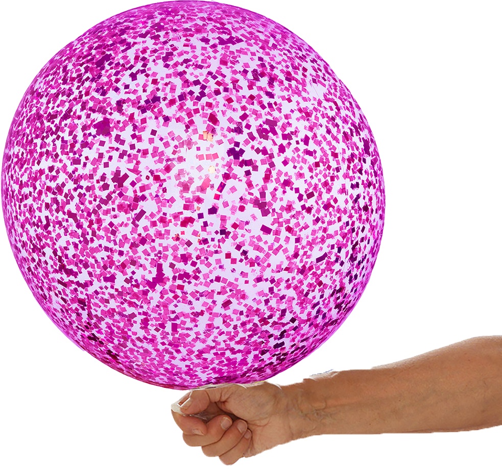 24" Pinks Confetti Balloon