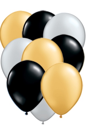 25 Gold Black & Silver Asmt