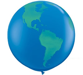 3 ft Globe Printed Latex