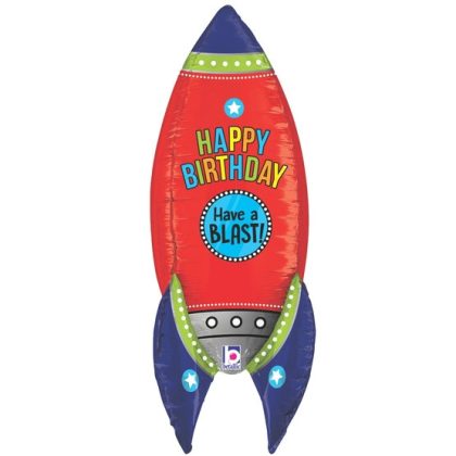Have a Blast Birthday Rocket