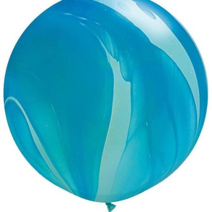 36" Blue Super Agate