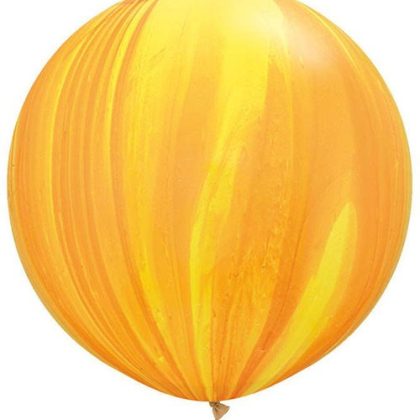 36" Yellow Super Agate