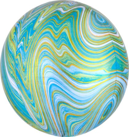 BLUE-GREEN MARBLE ORB