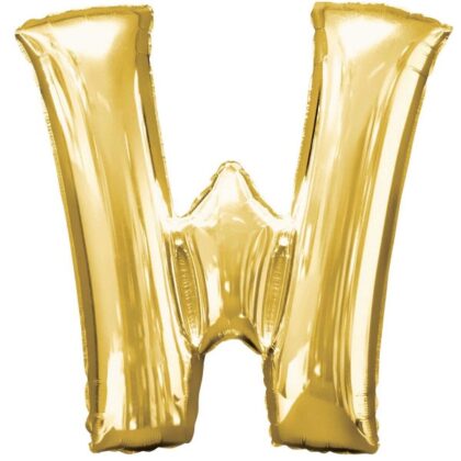 Letter W - Gold