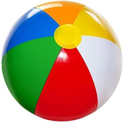 Rainbow Beach Ball 20"