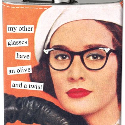 Olive and Twist Flask