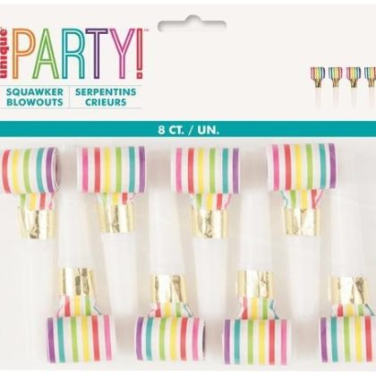 Rainbow Stripe Blowouts