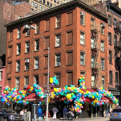 Balloon Saloon Tribeca Cascading Balloon Garland