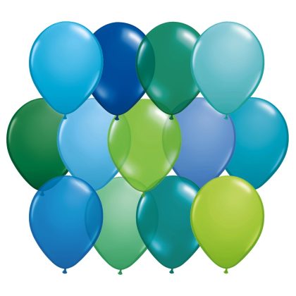 25 Blues & Greens Assortment