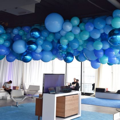 Sky Blue Organic Cloud