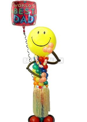 Happy Father's Day Girl Smiley