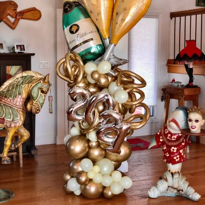 Cheers 2024 Balloon Column