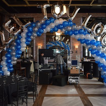Mazel Tov Logan Balloon Archway