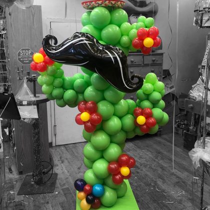 Festive Cactus Sculpture