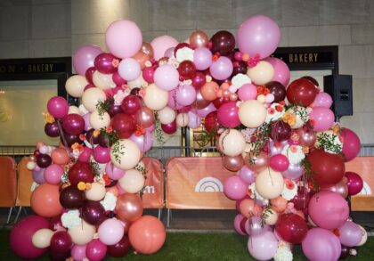 Today Show Floral Balloon Archway