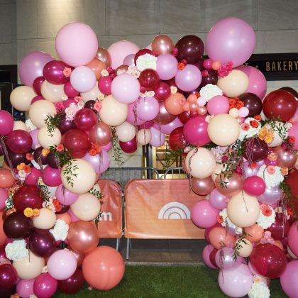 Today Show Floral Balloon Archway