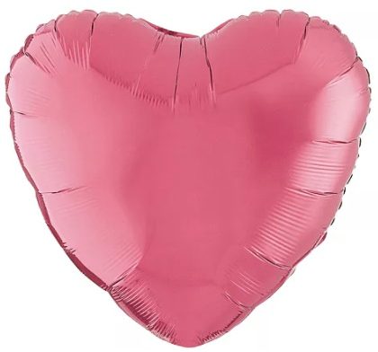Hot Pink - 18" heart
