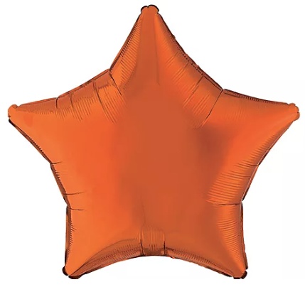 Orange - 21" star
