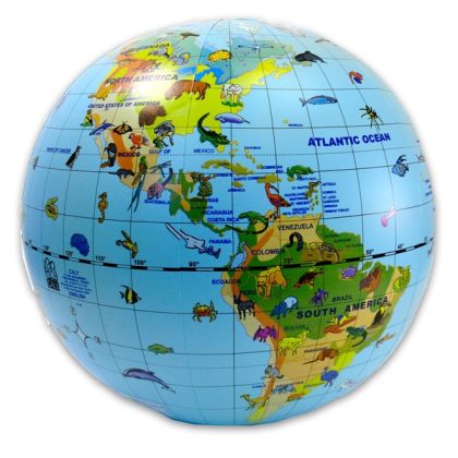 20" Animal Globe