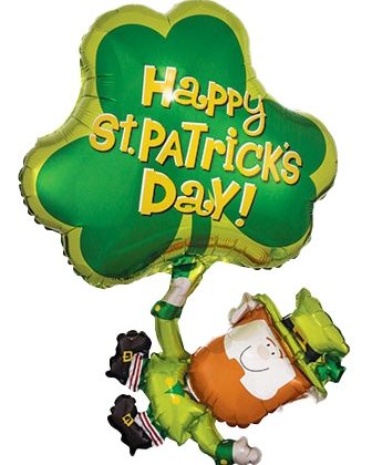 Leprechaun and Shamrock