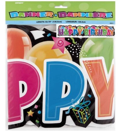 Birthday Banner With Balloons