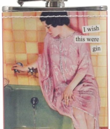 Bathtub Gin flask