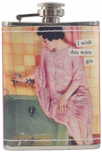 Bathtub Gin flask