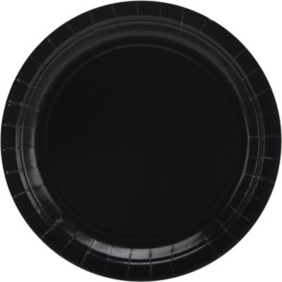 Black Dessert Plate