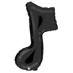Black Single Music Note