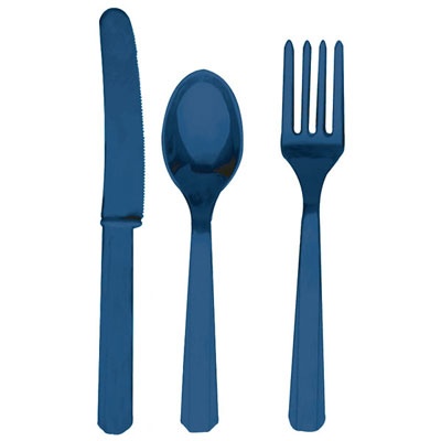 Blue Cutlery