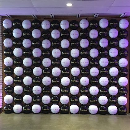 Bumble & Betches Mylar Balloon Wall
