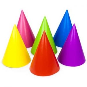 Bright color Foil Hats