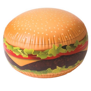 Giant Burger Beach Ball 4ft