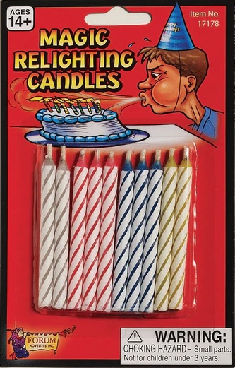 Magic Relighting Candles