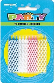 Assorted Color Candles