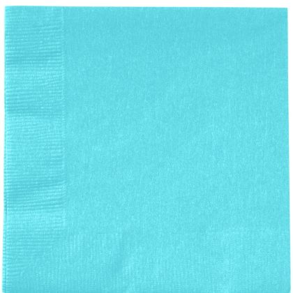Caribbean Blue Beverage Napkin
