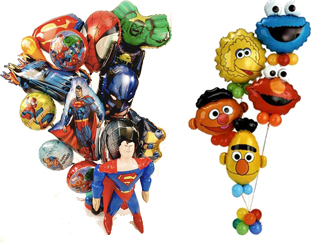 Cartoon Balloon Bouquets