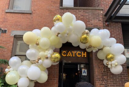Catch Restaurant NYC Balloon Archway