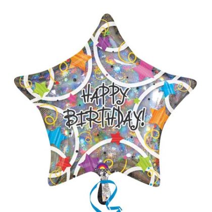 Silver Birthday Star