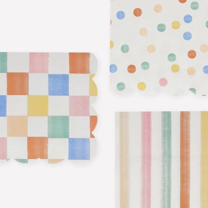 Large Colorful Pattern Napkins