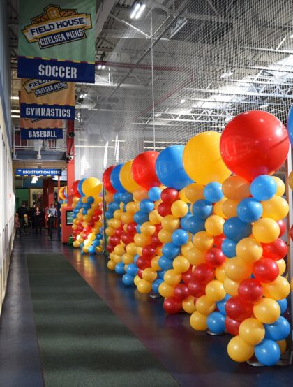 Chelsea Piers NYC Balloon Columns
