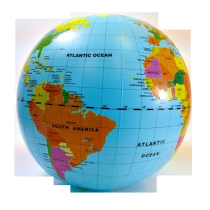 20" Countries Globe