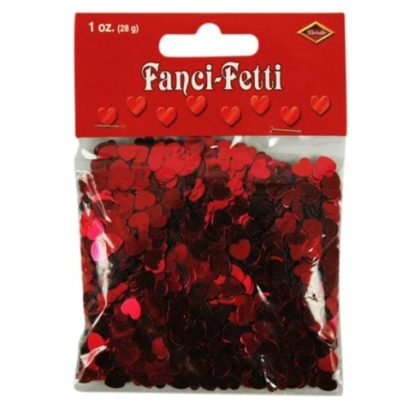 Red Hearts Confetti